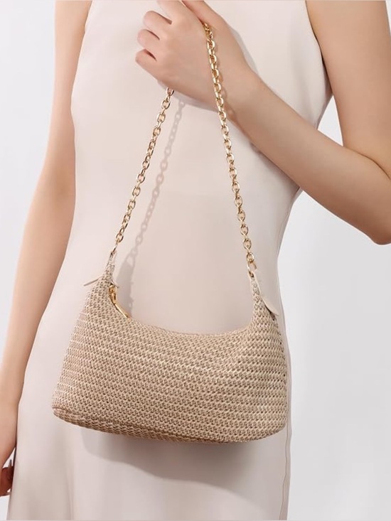 Handbags - NEW! Straw Shoulder Bag